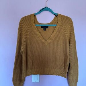 F21 Women's Mustard Sweater